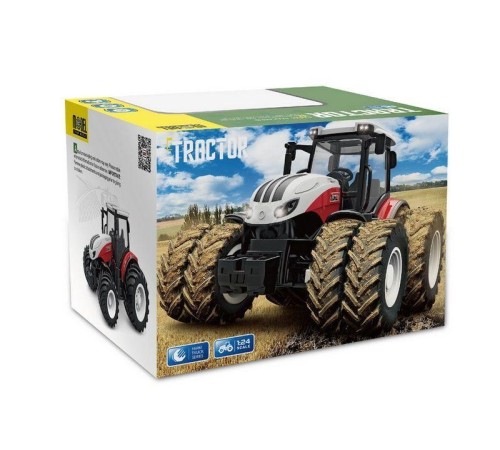 Р/У фермерский трактор Korody, двойные колеса 1/24 2.4G 6CH RTR