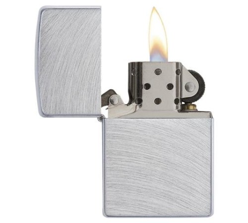 Зажигалка ZIPPO Classic с покрытием Chrome Arch, латунь/сталь, серебристая, матовая, 38x13x57 мм