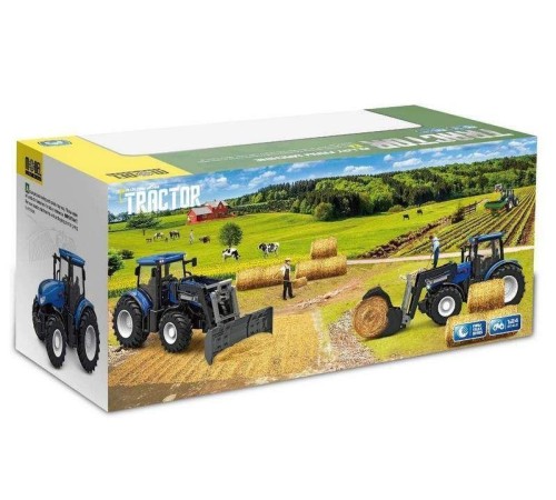 Р/У фермерский трактор Korody с самосвальным кузовом, мет. кузов 1/24 2.4G 6CH RTR