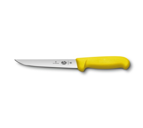 Нож обвалочный VICTORINOX Fibrox с прямым лезвием 15 см, жёлтый