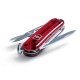 Нож-брелок VICTORINOX Signature, 58 мм, 7 функций, полупрозрачный красный
