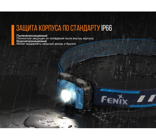 Налобный фонарь Fenix HL12 серый, HL12Rg