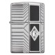Зажигалка ZIPPO Armor® с покрытием High Polish Chrome, латунь/сталь, серебристая, 38x13x57 мм