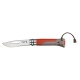 Нож Opinel №8 Outdoor Earth, красный, 001714