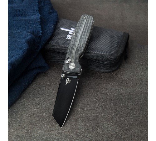 Нож Bestech Slasher сталь D2, рукоять Микарта черная