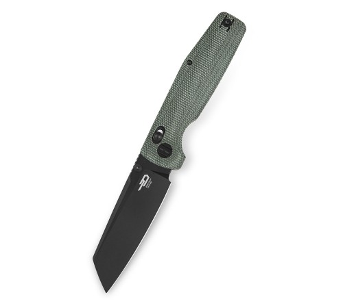 Нож Bestech Slasher сталь D2, рукоять Микарта зеленая
