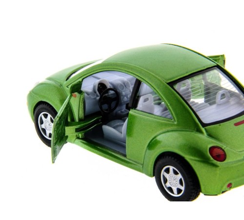 Машина Kinsmart 1:32 Volkswagen New Beetle инерция (1/12шт.)  б/к