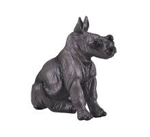 Фигурка KONIK Носорог, детёныш, сидящий