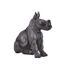 Фигурка KONIK Носорог, детёныш, сидящий