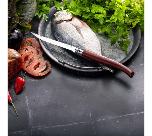 Нож филейный Opinel №12, нержавеющая сталь, рукоять бубинга