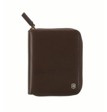 Кошелёк VICTORINOX Weyl с защитой от сканирования RFID, коричневый, кожа наппа, 10x2,2x12 см