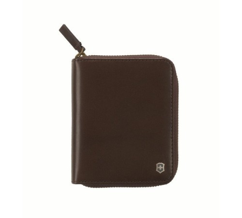 Кошелёк VICTORINOX Weyl с защитой от сканирования RFID, коричневый, кожа наппа, 10x2,2x12 см