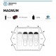 Палатка Trimm Trekking MAGNUM, песочный 3+1, 44128