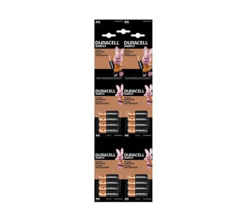 Батарейка DURACELL AA LR06 BP-16 (1 шт)