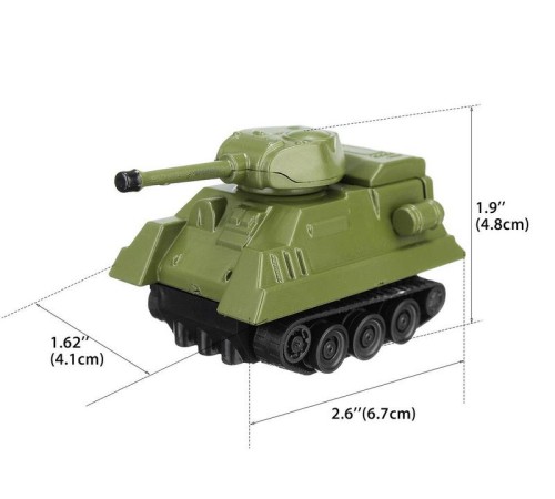 Танк GOLD LIGHT TOYS 777-006, сенсор, едет по линии