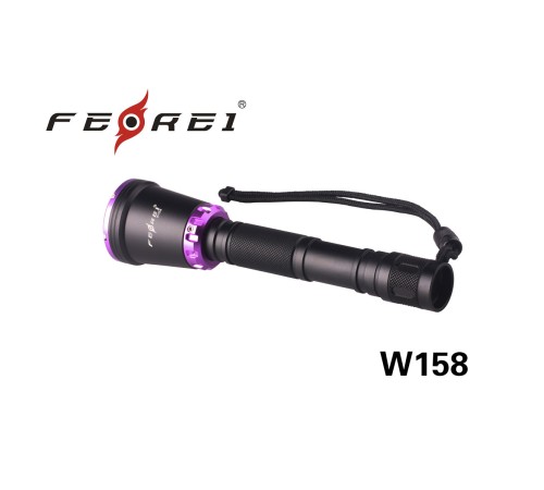 Фонарь для дайвинга Ferei W158 набор, серебряный, W158S