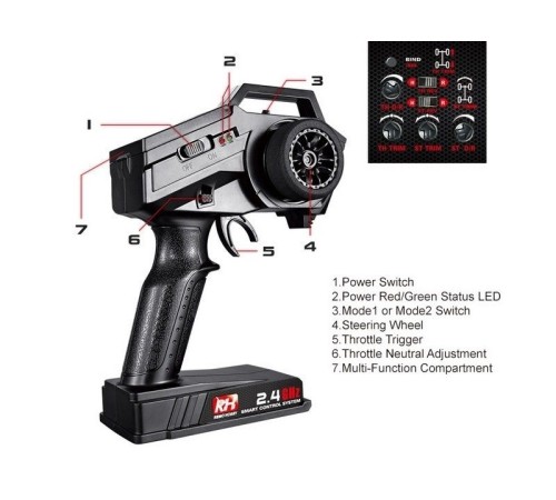 Передатчик на 2,4G для Remo Hobby 1/8