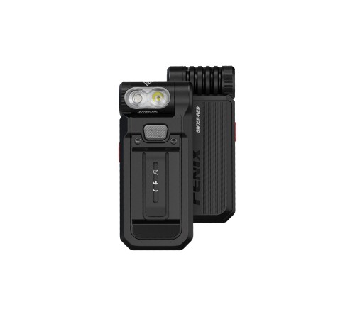 Фонарь Fenix многофункциональный SW05R-RED с красной подсветкой, черный