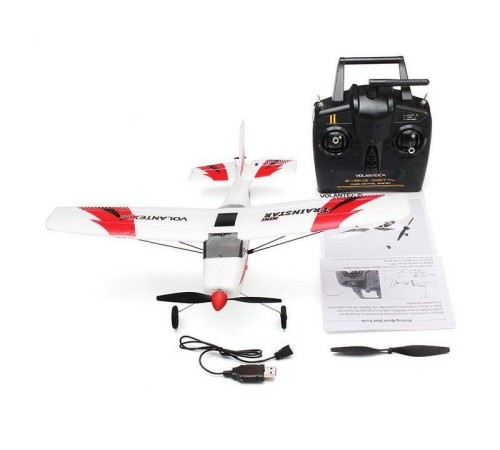 Радиоуправляемый самолет Volantex RC TrainStar Mini 400мм 2.4G LiPo RTF with Gyro
