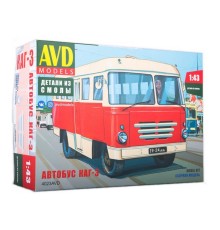 Сборная модель AVD Автобус КАГ-3, 1/43