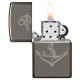 Зажигалка ZIPPO Лучшая цена 2022 с покрытием Black Ice®, латунь/сталь, чёрная, 38x13x57 мм