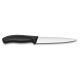 Нож филейный VICTORINOX SwissClassic с гибким прямым лезвием 16 см, чёрный