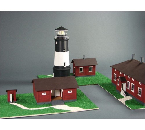 Сборная картонная модель Shipyard маяк Lighthouse Ulkokalla (№18), 1/72