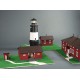 Сборная картонная модель Shipyard маяк Lighthouse Ulkokalla (№18), 1/72