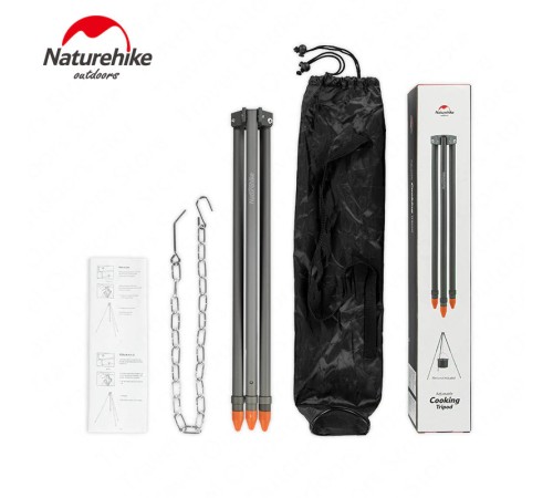 Тренога Naturehike H026 NH19CJ004 для пикника серый, 6927595738283