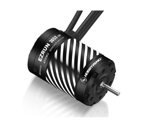 Бесколлекторный мотор Hobbywing EZRUN-3652SD-4100KV-BLACK-G3 (3.175/15мм, 1/10) бессенсорный