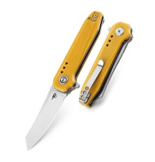 Нож Bestech Syntax сталь 14C28N, рукоять G10 желтая