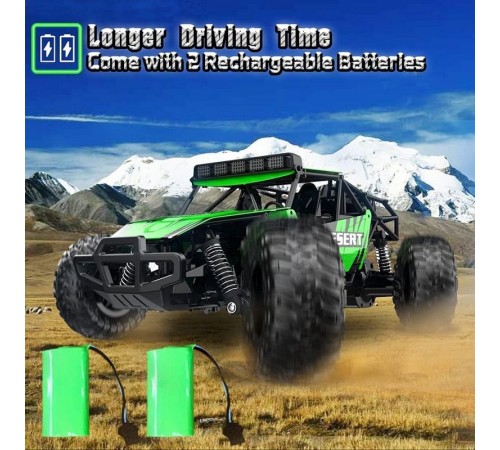 Радиоуправляемый внедорожник Volantex RC Desert King зеленый 4WD 2.4G 1/16 RTR