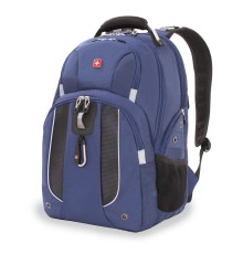 Рюкзак WENGER, 15”, синий, полиэстер 900D, 47х34х16,5 см, 26 литров