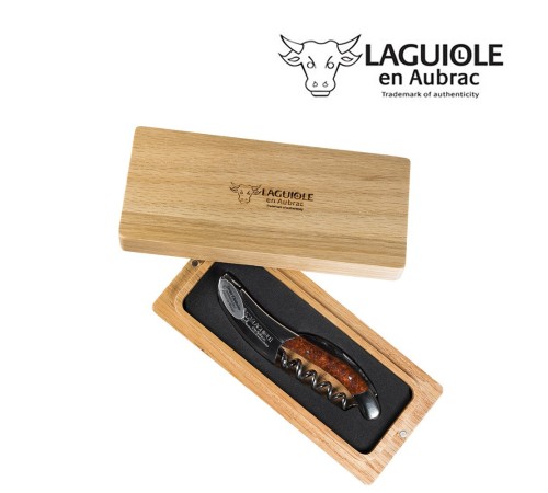 Штопор Laguiole En Aubrac Sommelier Loupe d`Amboine
