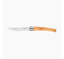 Нож филейный Opinel №10, нержавеющая сталь, рукоять оливковое дерево