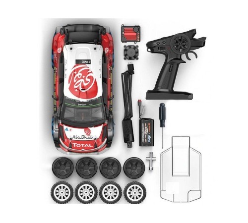 Радиоуправляемая машина для дрифта MJX Hyper Go 14303 Citroen C3 Brushless 4WD 2.4G LED 1/14 RTR