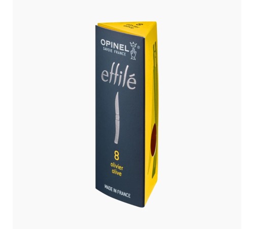 Нож филейный Opinel №8, нержавеющая сталь, рукоять оливковое дерево