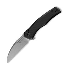 Складной нож SENCUT Watauga D2 Steel Stonewashed Handle G10 Black