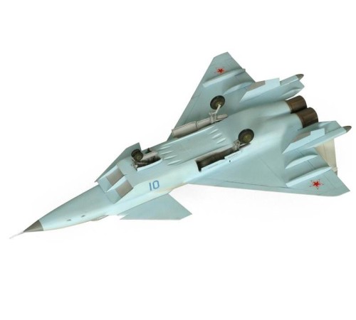 Сборная модель ZVEZDA Российский истребитель нового поколения МиГ 1.44 МФИ, подарочный набор, 1/72