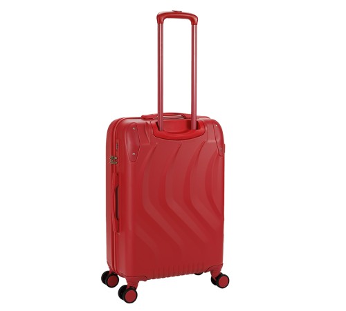 Чемодан TORBER В Отпуск, красный, ABS-пластик, 45 х 27 х 68 см, 63 л, 3,1 кг