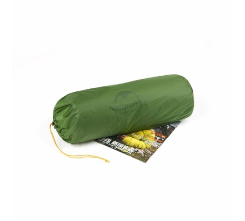 Палатка трехместная Naturehike NH17L001-L с ковриком, оранжевая, 6927595724729