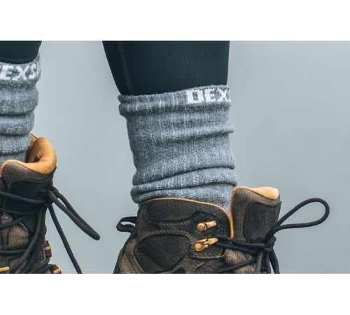 Водонепроницаемые носки Dexshell Terrain Walking серые L (43-46)