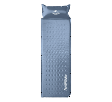 Коврик для сна Naturehike NH15Q002-D с подушкой голубой, 6927595782583