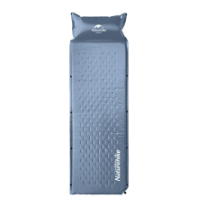 Коврик для сна Naturehike NH15Q002-D с подушкой голубой, 6927595782583