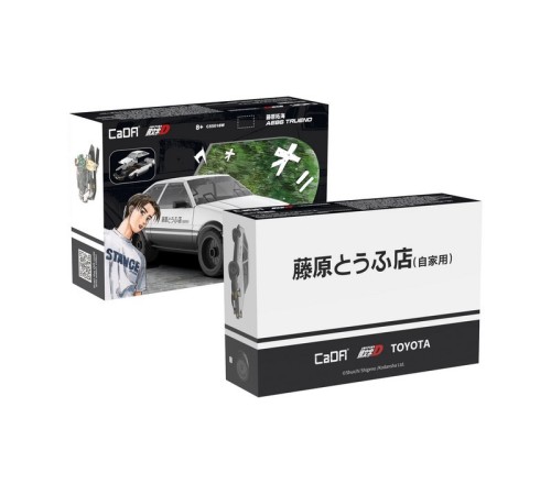 Конструктор CADA автомобиль AE86-trueno (72 детали)
