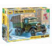 Сборная модель ZVEZDA Советский армейский трехосный грузовик (ГАЗ-ААА), 1/35