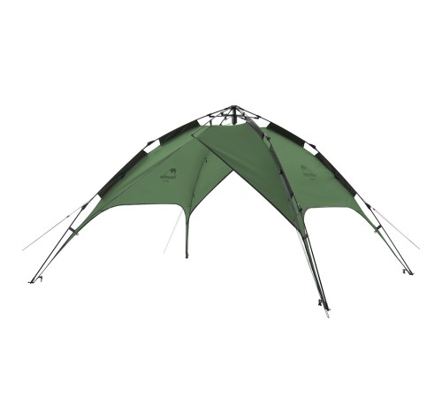 Палатка Naturehike автоматическая NH21ZP008, четырехместная, зеленая, 6976023920660