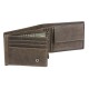 Портмоне WENGER Canvas Hunter, коричневый, воловья кожа/ткань, 9×3×12 см