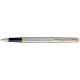 Роллерная ручка Waterman Hemisphere Essential Stainless Steel G.T. Детали дизайна - позолота 23К.