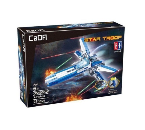 Конструктор CaDA Technic звездный истребитель (276 деталей)